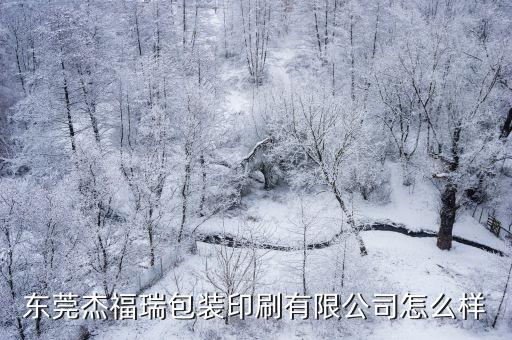 東莞杰福瑞包裝印刷有限公司怎么樣