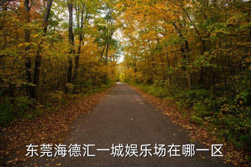東莞海德匯一城娛樂場在哪一區