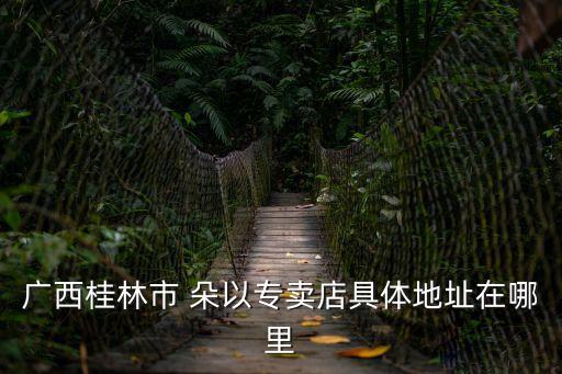 廣西桂林市 朵以專賣店具體地址在哪里