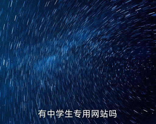 有中學(xué)生專用網(wǎng)站嗎