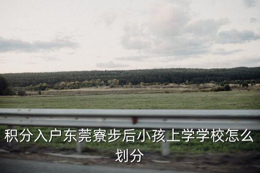東莞寮步入學(xué)積分，積分入戶東莞寮步后小孩上學(xué)學(xué)校怎么劃分
