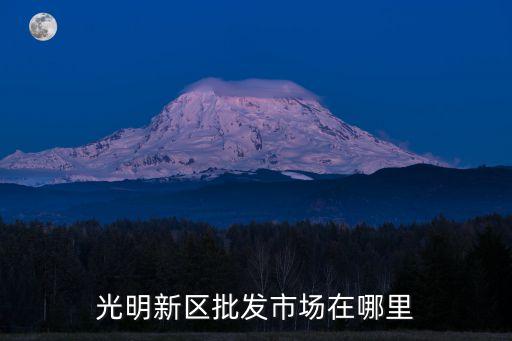 光明新區(qū)批發(fā)市場在哪里