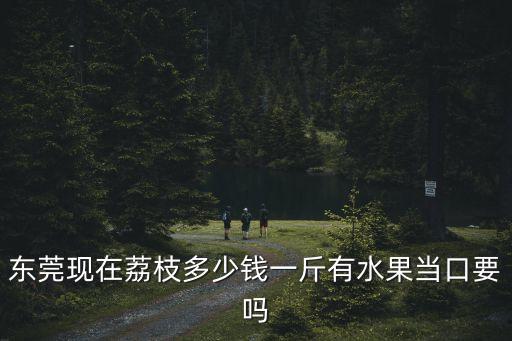 東莞現(xiàn)在荔枝多少錢一斤有水果當(dāng)口要嗎