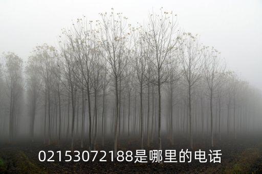 02153072188是哪里的電話