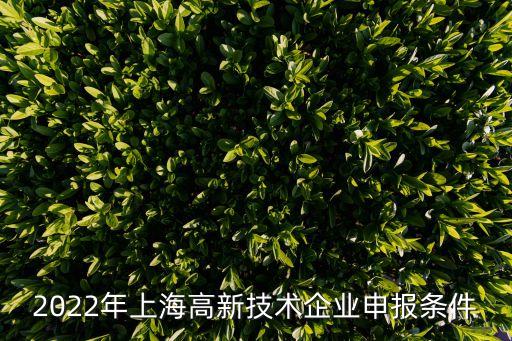 上海市高新技術領域申報指南，高新技術產品怎么申報