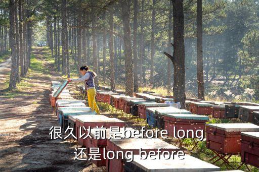 很久以前是before long 還是long before