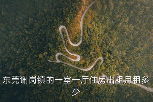 東莞謝崗鎮的一室一廳住房出粗月租多少