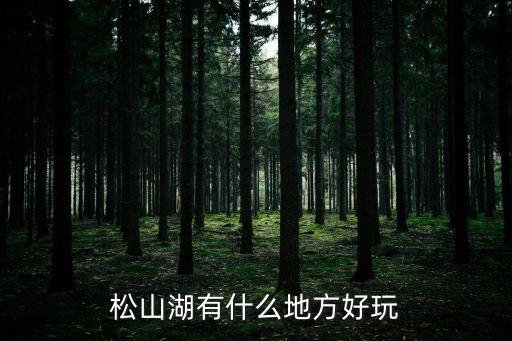 東莞松山湖2017規劃，我想周末一天去東莞松山湖游玩怎么規劃路線呢