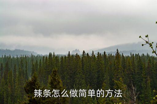 辣條的制作方法，辣條怎么做簡單的方法