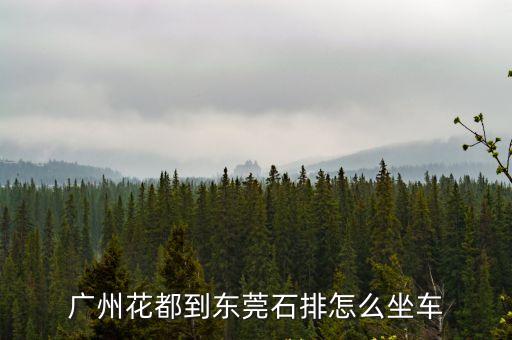 廣州花都到東莞石排怎么坐車
