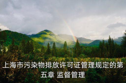上海市 季度自行監測，排污許可證執行報告包括什么內容