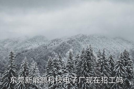 東莞市力科新能源招聘，東莞新能源在招工嗎