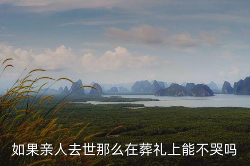 親人去世，如果親人去世那么在葬禮上能不哭嗎