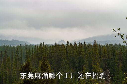 東莞麻涌哪個(gè)工廠還在招聘