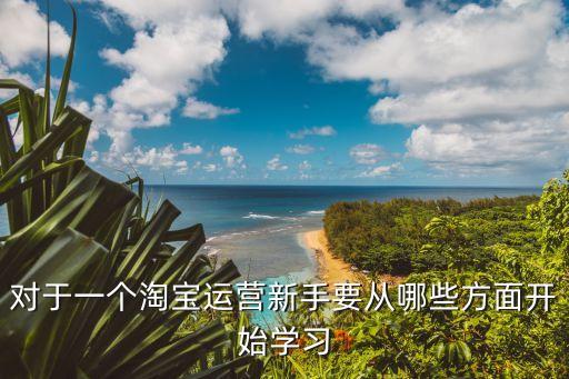 淘寶運(yùn)營學(xué)習(xí)，對(duì)于一個(gè)淘寶運(yùn)營新手要從哪些方面開始學(xué)習(xí)