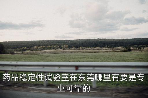藥品穩定性試驗室在東莞哪里有要是專業可靠的