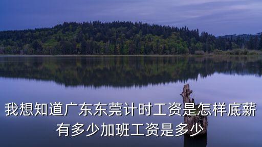 我想知道廣東東莞計(jì)時(shí)工資是怎樣底薪有多少加班工資是多少