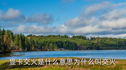 顯卡交火，什么叫顯卡交火