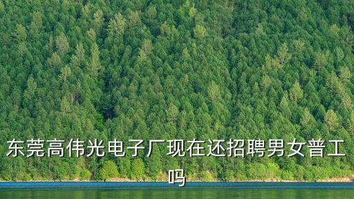 東莞高偉光電子廠現在還招聘男女普工嗎