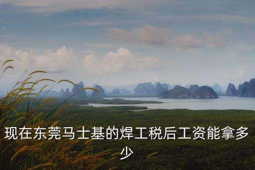 現在東莞馬士基的焊工稅后工資能拿多少