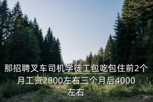 東莞直招叉車學(xué)徒工，我和朋友 剛來東莞塘廈鎮(zhèn)在清湖頭對這邊不熟想找一份3000以上