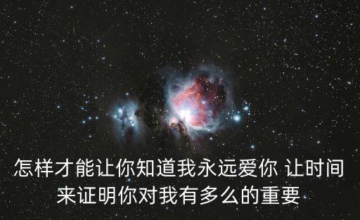 讓我永遠(yuǎn)愛你，讓我永遠(yuǎn)愛你吧