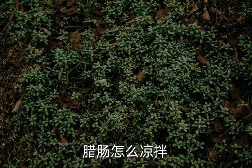 臘腸怎么涼拌