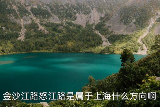 金沙江路怒江路是屬于上海什么方向啊
