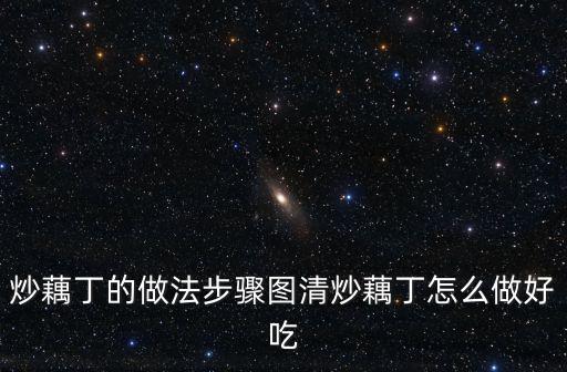 炒藕丁，簡單炒藕丁的做法步驟圖簡單炒藕丁怎么做
