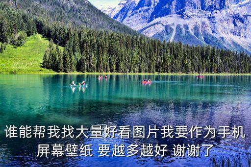 誰(shuí)能幫我找大量好看圖片我要作為手機(jī)屏幕壁紙 要越多越好 謝謝了