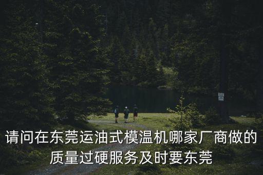 請問在東莞運油式模溫機哪家廠商做的質量過硬服務及時要東莞