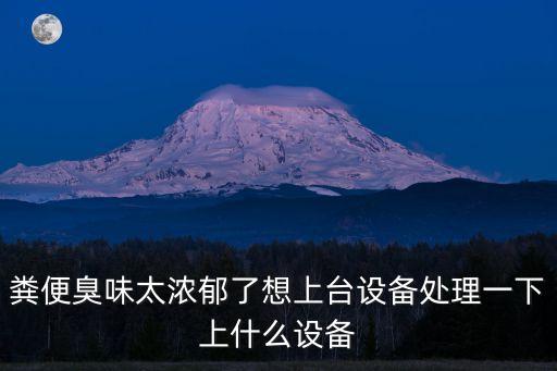 上海市畜禽糞便固液分離機(jī)，糞便臭味太濃郁了想上臺(tái)設(shè)備處理一下上什么設(shè)備