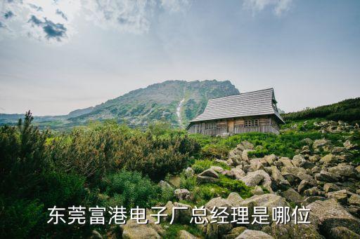 東莞富港電子廠總經理是哪位