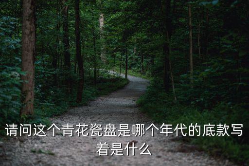 青花瓷盤子圖片，我有幾個青花瓷盤希望你可以告訴我東西的時間