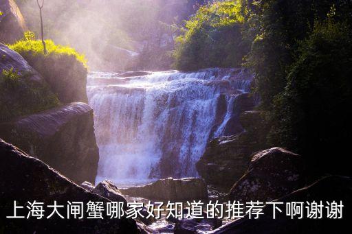 上市大閘蟹上海市，上海大閘蟹