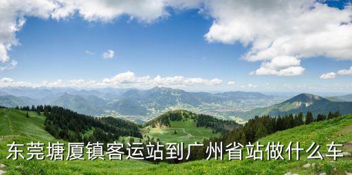 東莞塘廈到廣州汽車站，東莞塘廈鎮(zhèn)客運(yùn)站到廣州省站做什么車
