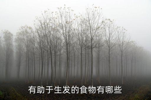 有助于生發(fā)的食物有哪些