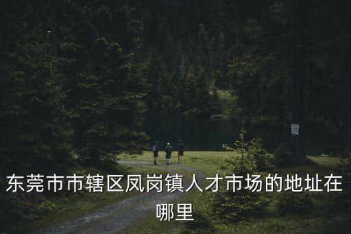 東莞市市轄區(qū)鳳崗鎮(zhèn)人才市場(chǎng)的地址在哪里