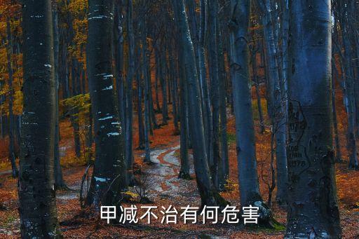 甲減不治有何危害
