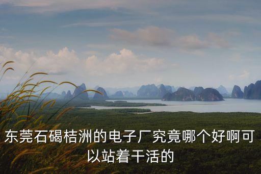 東莞石碣桔洲的電子廠究竟哪個好啊可以站著干活的