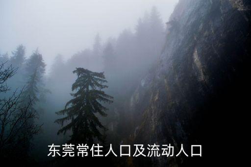 東莞松山湖人口增長，東莞松山湖