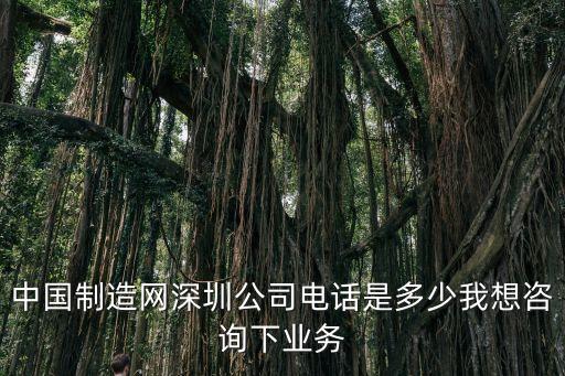 中國制造網(wǎng)深圳公司電話是多少我想咨詢下業(yè)務(wù)