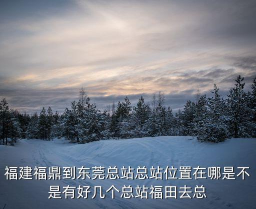 福鼎到東莞汽車，福建福鼎到東莞總站總站位置在哪是不是有好幾個總站福田去總