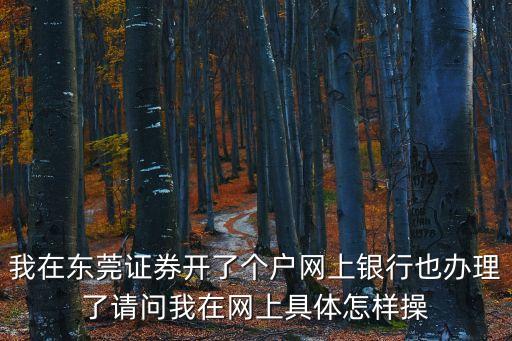 東莞證券有效戶，東莞證券開戶支持哪些銀行