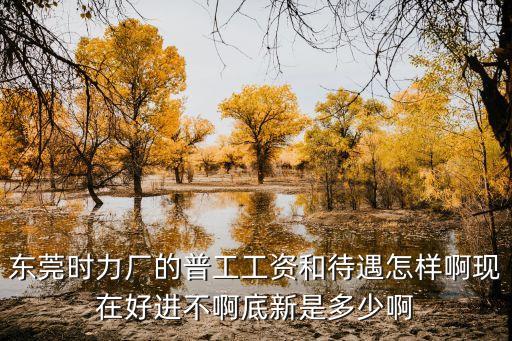 東莞時力廠的普工工資和待遇怎樣啊現(xiàn)在好進不啊底新是多少啊