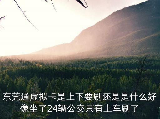 東莞通使用須知，我在美宜佳買了一個東莞通怎么才能用啊