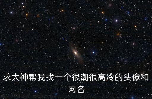 求大神幫我找一個很潮很高冷的頭像和網(wǎng)名