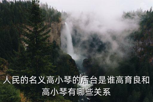 人民的名義高小琴，人民的名義高小琴的后臺是誰高育良和高小琴有哪些關(guān)系