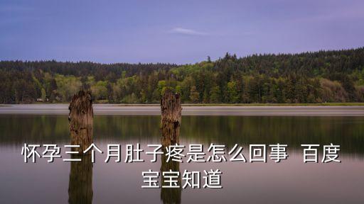 懷孕三個月肚子疼是怎么回事  百度寶寶知道