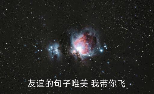 朋友的話(huà)，友誼的句子唯美 我?guī)泔w